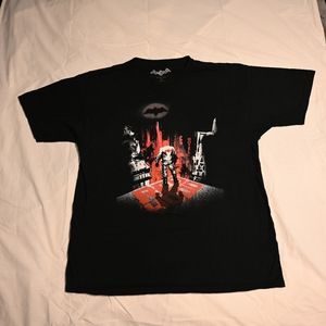 Black Batman Arkham Knight Graphic Tee